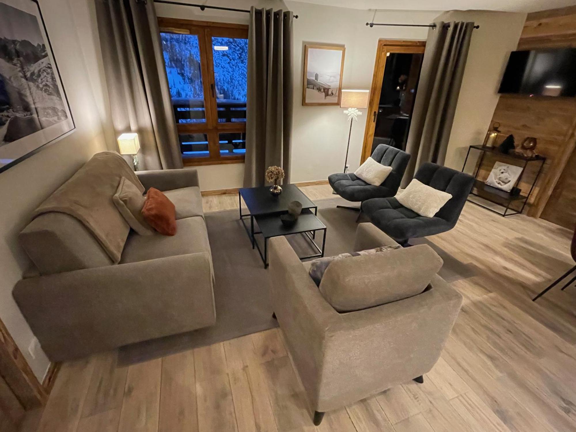 Spacious Ski-In Ski-Out Apartment 4-6 Pax, 161 Sources De Marie Arc 1950 Les Arcs  Eksteriør bilde