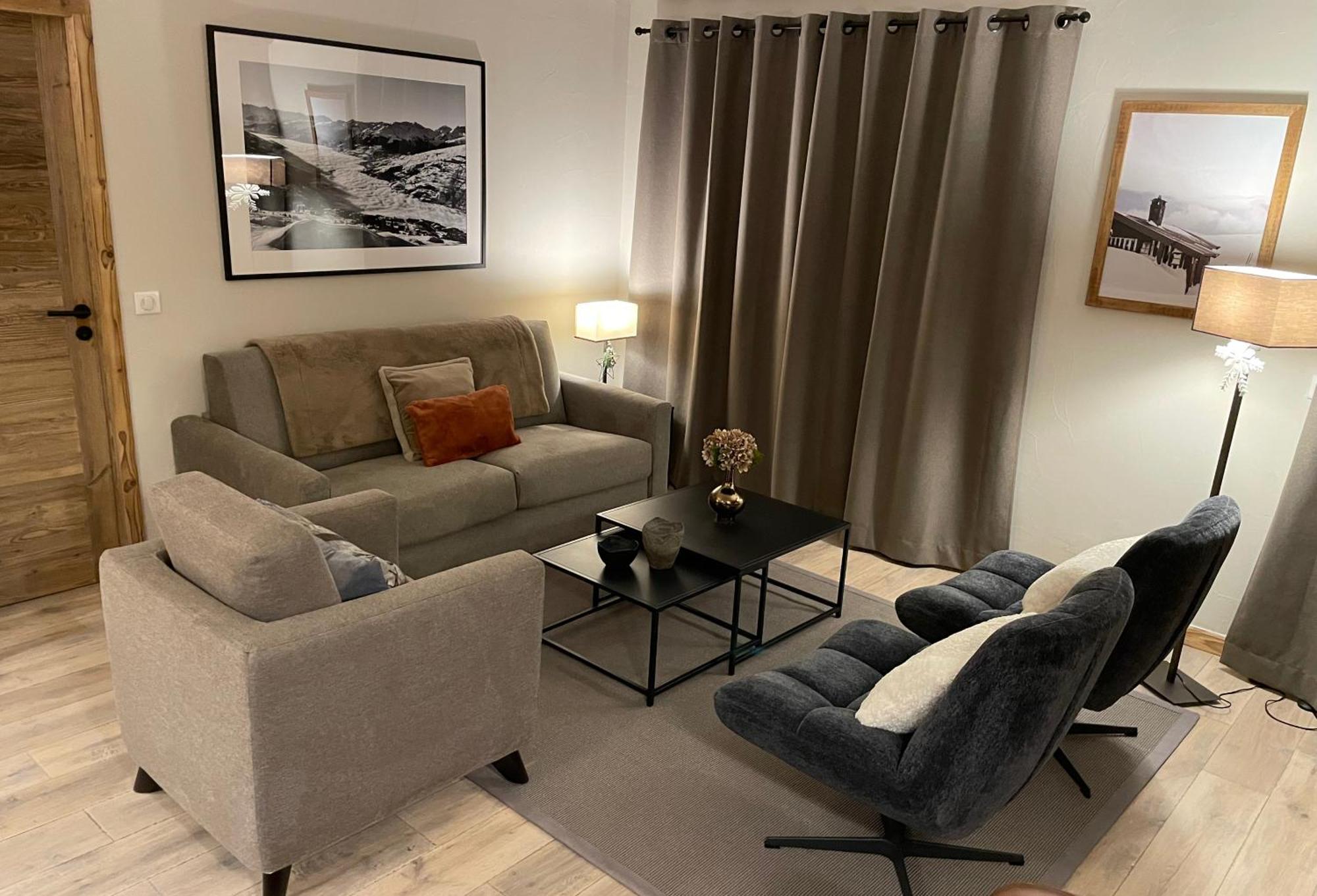 Spacious Ski-In Ski-Out Apartment 4-6 Pax, 161 Sources De Marie Arc 1950 Les Arcs  Eksteriør bilde