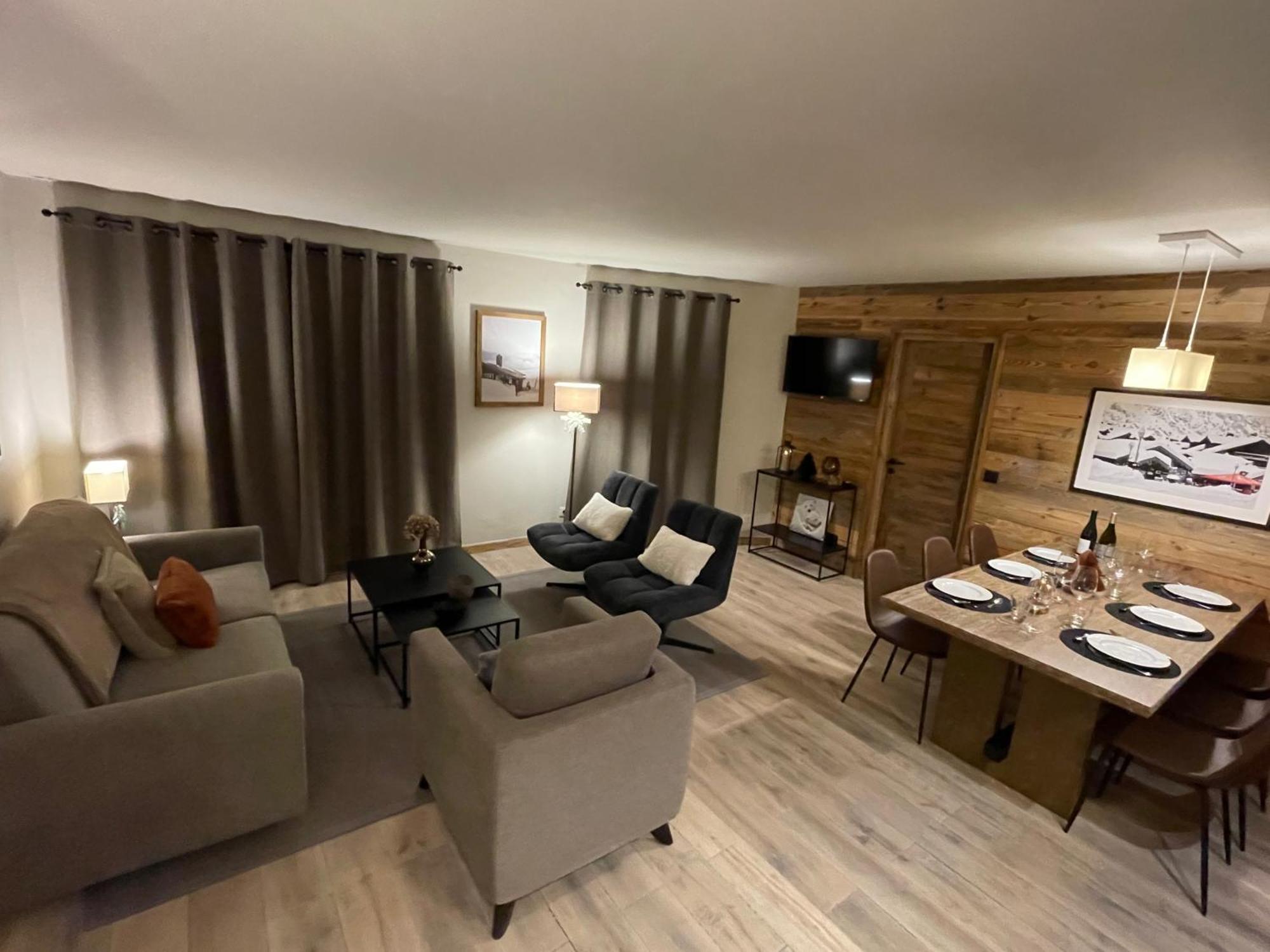 Spacious Ski-In Ski-Out Apartment 4-6 Pax, 161 Sources De Marie Arc 1950 Les Arcs  Eksteriør bilde